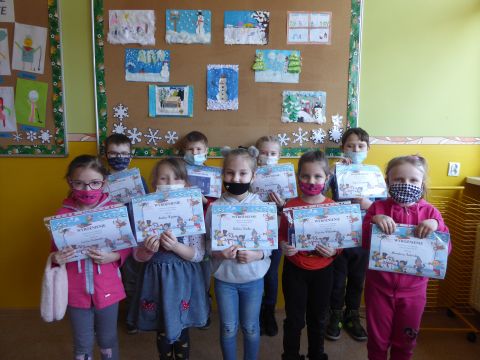 Konkurs plastyczny dla klas 0-III "Zima za moim oknem"