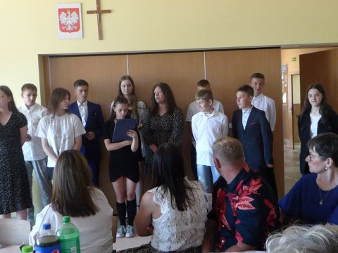 Uroczyste pożegnanie klasy VIII